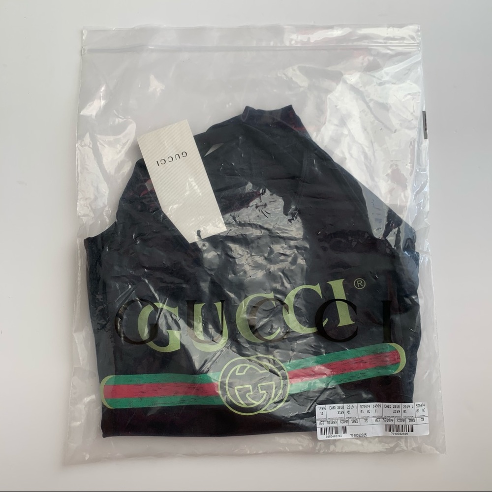 Gucci Black Vintage Logo One-piece Swimsuit - Picture 5 of 16